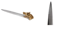 Load image into Gallery viewer, HERMES エルメス レターオープナー ペーパーナイフ 文具 雑貨 馬 ホース ゴールド シルバー 美品 中古 4b002556