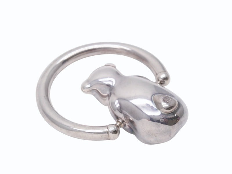 Tiffany&Co ティファニー ベビー ベア ラトル ブレスレット アクセサリー ガラガラ YO400 シルバー925 42.3g 美品 中古 4b002557