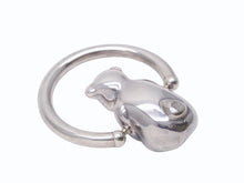 Load the image into the gallery viewer. Tiffany&amp;CTiffany &amp; Co. Baby Bear Rattle Bracelet Accessory, YO400, Sterling Silver 925, 42.3g, Excellent Condition, Used, 4b002557