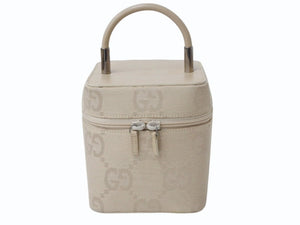 GUCCI グッチ バニティ バック ハンドバック GG柄 GGキャンバス