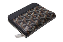 画像をギャラリービューアに読み込む, 新品未使用 GOYARD ゴヤール マティニョン 二つコインケース MATIGNMINTY01CL01P ゴヤールキャンバス レザー ブラック ブラウン 中古 4b002572