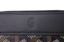 画像をギャラリービューアに読み込む, 新品未使用 GOYARD ゴヤール マティニョン 二つコインケース MATIGNMINTY01CL01P ゴヤールキャンバス レザー ブラック ブラウン 中古 4b002572