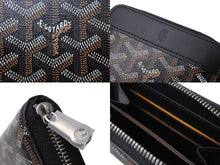 画像をギャラリービューアに読み込む, 新品未使用 GOYARD ゴヤール マティニョン 二つコインケース MATIGNMINTY01CL01P ゴヤールキャンバス レザー ブラック ブラウン 中古 4b002572