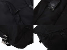 画像をギャラリービューアに読み込む, PRADA プラダ テスート モンターニャ ウエストバッグ 2VH021 ナイロン ブラック シルバー金具 美品 中古 4b002573