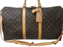 画像をギャラリービューアに読み込む, 極美品 LOUIS VUITTON ルイヴィトン キーポル バンドリエール 50 モノグラムキャンバス M41416 ボストンバッグ 中古 4b002574