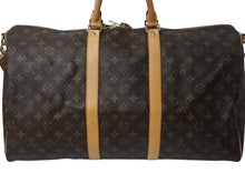 画像をギャラリービューアに読み込む, 極美品 LOUIS VUITTON ルイヴィトン キーポル バンドリエール 50 モノグラムキャンバス M41416 ボストンバッグ 中古 4b002574