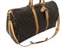 画像をギャラリービューアに読み込む, 極美品 LOUIS VUITTON ルイヴィトン キーポル バンドリエール 50 モノグラムキャンバス M41416 ボストンバッグ 中古 4b002574