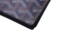 画像をギャラリービューアに読み込む, 極美品 GOYARD ゴヤール マルゼルブ カードケース ブラウン ネイビー PVC レザー MALESHPMLTY01CL01X 中古 4b002578