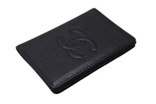 Load image into Gallery viewer, CHANEL シャネル カードケース ココマーク 7番台 フランス製 キャビアスキン ブラック 美品 中古 4b002580