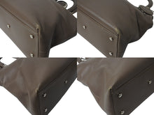 画像をギャラリービューアに読み込む, Christian Dior クリスチャンディオール ハンドバッグ ベージュ レザー 05-MA-0123 シルバー金具 美品 中古 4b002587