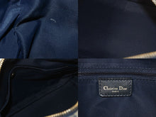 Load image into Gallery viewer, Christian Dior クリスチャンディオール スピーディ 25cm ハンドバッグ トロッター ネイビー ゴールド金具 美品 中古 4b002588