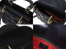 Load image into Gallery viewer, Christian Dior クリスチャンディオール Lady Dior レディディオール スモール 2WAYバッグ カナージュ 美品 中古 4b002594