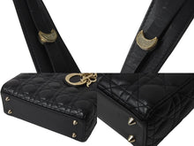 Load image into Gallery viewer, Christian Dior クリスチャンディオール Lady Dior レディディオール スモール 2WAYバッグ カナージュ 美品 中古 4b002594