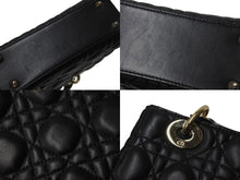 Load image into Gallery viewer, Christian Dior クリスチャンディオール Lady Dior レディディオール スモール 2WAYバッグ カナージュ 美品 中古 4b002594