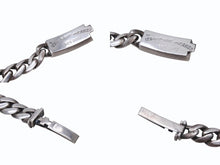 画像をギャラリービューアに読み込む, 極美品 CHROME HEARTS クロムハーツ ミニ ダガーID クラシック ブレスレット 重量約43.3g 2002 20リンク シルバ−925 中古 4b002597