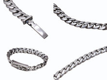 画像をギャラリービューアに読み込む, 極美品 CHROME HEARTS クロムハーツ ミニ ダガーID クラシック ブレスレット 重量約43.3g 2002 20リンク シルバ−925 中古 4b002597