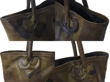画像をギャラリービューアに読み込む, CHROME HEARTS クロムハーツ FS TOTE FSトートバッグ CHクロスレザーパッチ レザー シルバー925 カモフラージュ 美品 中古 4b002598
