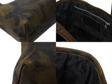 画像をギャラリービューアに読み込む, CHROME HEARTS クロムハーツ FS TOTE FSトートバッグ CHクロスレザーパッチ レザー シルバー925 カモフラージュ 美品 中古 4b002598