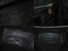 画像をギャラリービューアに読み込む, CHROME HEARTS クロムハーツ FS TOTE FSトートバッグ CHクロスレザーパッチ レザー シルバー925 カモフラージュ 美品 中古 4b002598