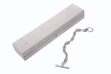 Load image into Gallery viewer, HERMES エルメス オールド シェーヌダンクルMM ブレスレット 15コマ シルバー925 フランス製 重量約57.2 美品 中古 4b002601