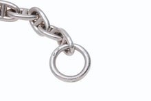 Load image into Gallery viewer, HERMES エルメス オールド シェーヌダンクルMM ブレスレット 15コマ シルバー925 フランス製 重量約57.2 美品 中古 4b002601