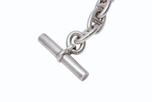 Load image into Gallery viewer, HERMES エルメス オールド シェーヌダンクルMM ブレスレット 15コマ シルバー925 フランス製 重量約57.2 美品 中古 4b002601