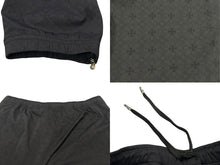 画像をギャラリービューアに読み込む, CHROME HEARTS クロムハーツ U TRASH PICK UP PLUS NYLN ナイロントラックパンツ サイズXL CHプラス シルバー925 総柄 美品 中古 4b002605