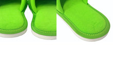 画像をギャラリービューアに読み込む, 新品同様 CHROME HEARTS クロムハーツ HOTEL SLIPPER ホテルスリッパ サイズS マイアミ限定 ホースシュー グリーン パイル 中古 4b002607