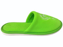 画像をギャラリービューアに読み込む, 新品同様 CHROME HEARTS クロムハーツ HOTEL SLIPPER ホテルスリッパ サイズS マイアミ限定 ホースシュー グリーン パイル 中古 4b002607
