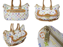 Load image into Gallery viewer, LOUIS VUITTON ルイヴィトン ハンドバッグ M40125 リタ モノグラムマルチカラー ホワイト ゴールド金具 美品 中古 4b002609