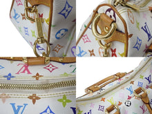 Load image into Gallery viewer, LOUIS VUITTON ルイヴィトン ハンドバッグ M40125 リタ モノグラムマルチカラー ホワイト ゴールド金具 美品 中古 4b002609