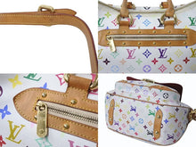 Load image into Gallery viewer, LOUIS VUITTON ルイヴィトン ハンドバッグ M40125 リタ モノグラムマルチカラー ホワイト ゴールド金具 美品 中古 4b002609