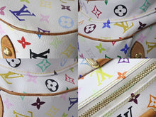 Load image into Gallery viewer, LOUIS VUITTON ルイヴィトン ハンドバッグ M40125 リタ モノグラムマルチカラー ホワイト ゴールド金具 美品 中古 4b002609