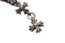 画像をギャラリービューアに読み込む, CHROME HEARTS クロムハーツ CO CH PLUS カットアウトCHプラスブレスレット 9LINK 重量約48.9g シルバー925 美品 中古 4b002613