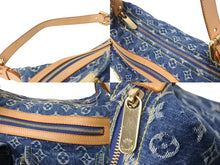 画像をギャラリービューアに読み込む, 極美品 LOUIS VUITTON ルイヴィトン モノグラムデニム バギーPM ショルダーバッグ ワンショルダー M95049 インディゴブルー 中古 4b002620
