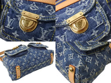 画像をギャラリービューアに読み込む, 極美品 LOUIS VUITTON ルイヴィトン モノグラムデニム バギーPM ショルダーバッグ ワンショルダー M95049 インディゴブルー 中古 4b002620