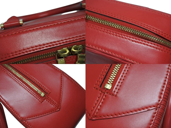 LOUIS VUITTON ルイヴィトン ポンヌフ ハンドバッグ M52057 エピ レザー レッド ゴールド金具 美品 中古 4b002621