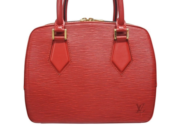 LOUIS VUITTON ルイヴィトン ポンヌフ ハンドバッグ M52057 エピ レザー レッド ゴールド金具 美品 中古 4b002621