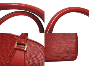 LOUIS VUITTON ルイヴィトン ポンヌフ ハンドバッグ M52057 エピ レザー レッド ゴールド金具 美品 中古 4b002621