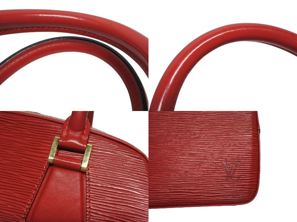 LOUIS VUITTON ルイヴィトン ポンヌフ ハンドバッグ M52057 エピ レザー レッド ゴールド金具 美品 中古 4b002621