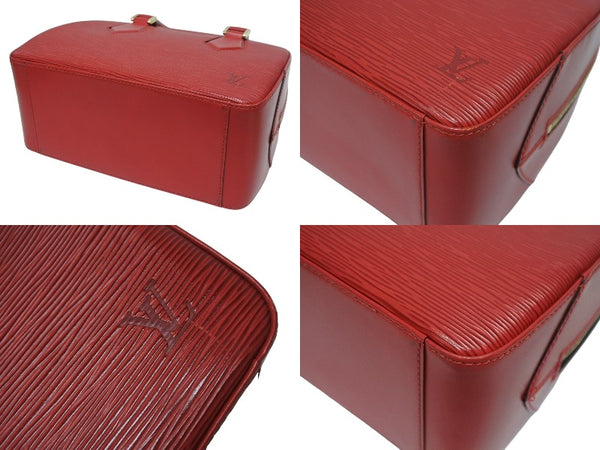 LOUIS VUITTON ルイヴィトン ポンヌフ ハンドバッグ M52057 エピ レザー レッド ゴールド金具 美品 中古 4b002621