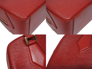 LOUIS VUITTON ルイヴィトン ポンヌフ ハンドバッグ M52057 エピ レザー レッド ゴールド金具 美品 中古 4b002621