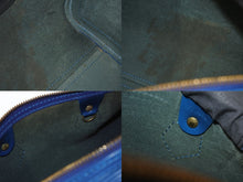 Load image into Gallery viewer, 極美品 LOUIS VUITTON ルイヴィトン スピーディ25 M5923G ハンドバッグ ブルー ゴールド金具 エピレザー 中古 4b002626