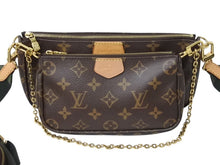 画像をギャラリービューアに読み込む, LOUIS VUITTON ルイヴィトン ミュルティポシェット アクセソワール カーキ ショルダーバッグ モノグラム M44813 美品 中古 4b002628