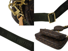 画像をギャラリービューアに読み込む, LOUIS VUITTON ルイヴィトン ミュルティポシェット アクセソワール カーキ ショルダーバッグ モノグラム M44813 美品 中古 4b002628