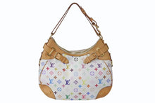 画像をギャラリービューアに読み込む, LOUIS VUITTON ルイヴィトン ショルダーバッグ グレタ M40195 モノグラム マルチカラー ホワイト 美品 中古 4b002630