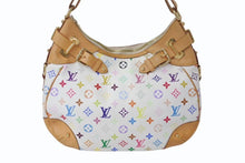 画像をギャラリービューアに読み込む, LOUIS VUITTON ルイヴィトン ショルダーバッグ グレタ M40195 モノグラム マルチカラー ホワイト 美品 中古 4b002630