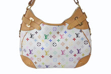 画像をギャラリービューアに読み込む, LOUIS VUITTON ルイヴィトン ショルダーバッグ グレタ M40195 モノグラム マルチカラー ホワイト 美品 中古 4b002630