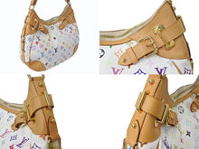 画像をギャラリービューアに読み込む, LOUIS VUITTON ルイヴィトン ショルダーバッグ グレタ M40195 モノグラム マルチカラー ホワイト 美品 中古 4b002630