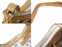 画像をギャラリービューアに読み込む, LOUIS VUITTON ルイヴィトン ショルダーバッグ グレタ M40195 モノグラム マルチカラー ホワイト 美品 中古 4b002630